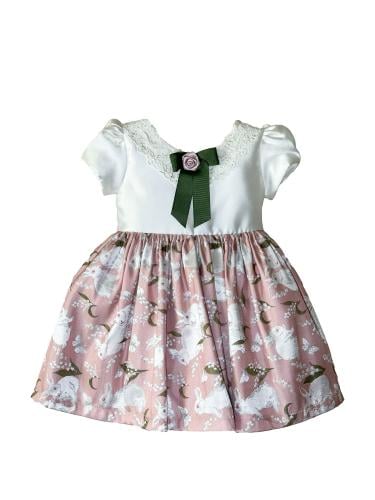 Alba rabbit dress baby فستان البا بيبي