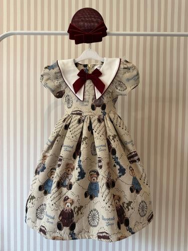 Teddy bear dress فستان تيدي بير