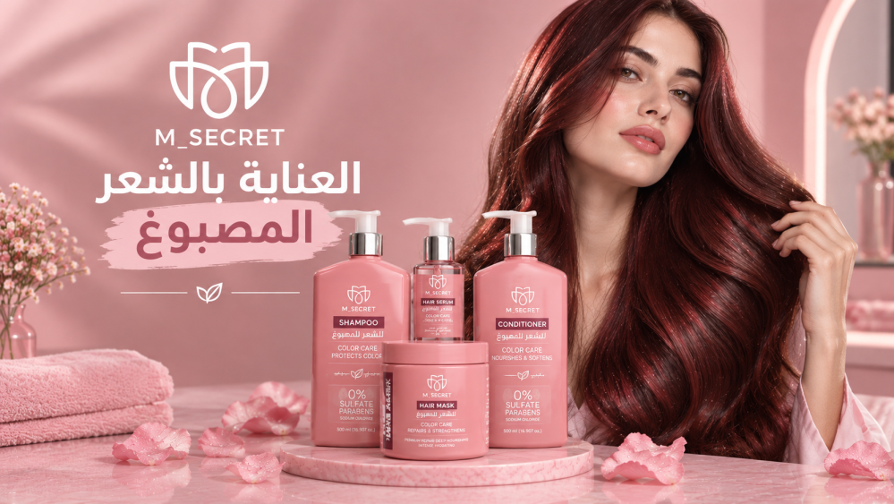 العناية بالشعر المصبوغ
