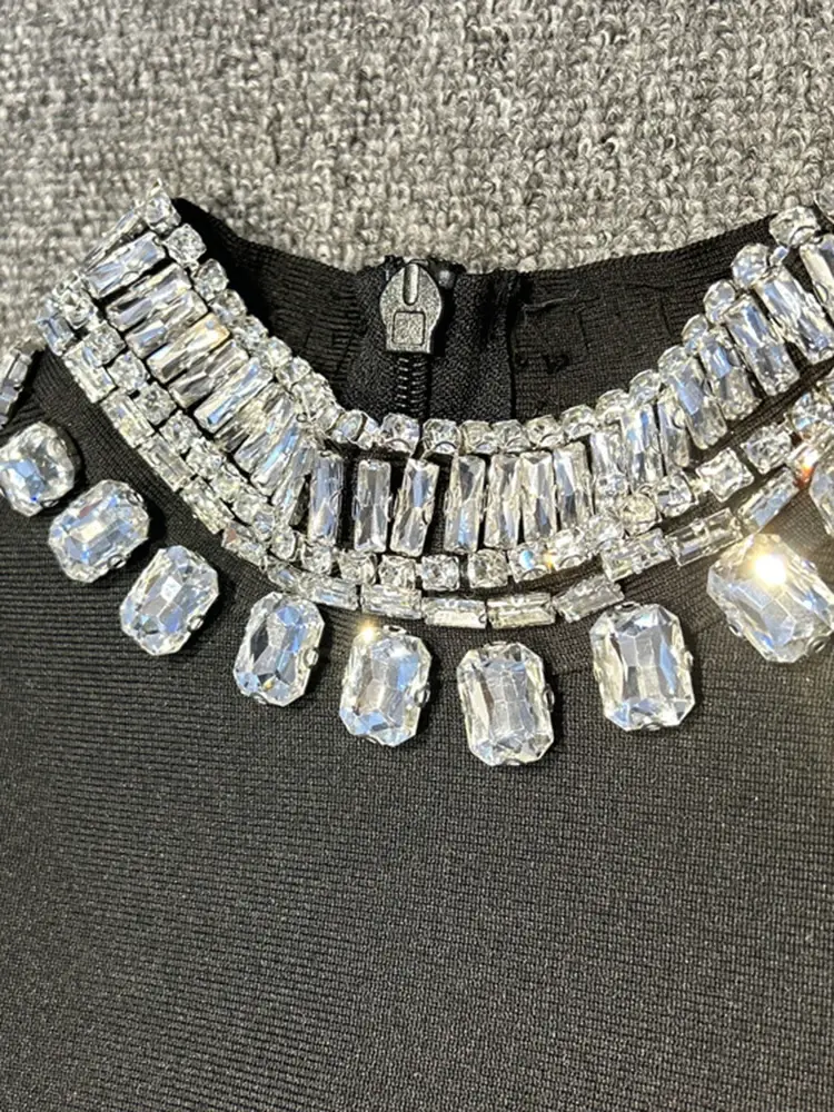 فستان نسائي أنيق برقبة دائرية ، مرقع ماسي ، ساتان ، كم طويل ، أحادي اللون ، فساتين حفلات سهرة ، موضة جديدة ، خريف ، 35Z805 ،