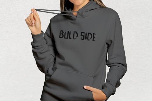 بلوفر من BOLD SIDE لون رمادي