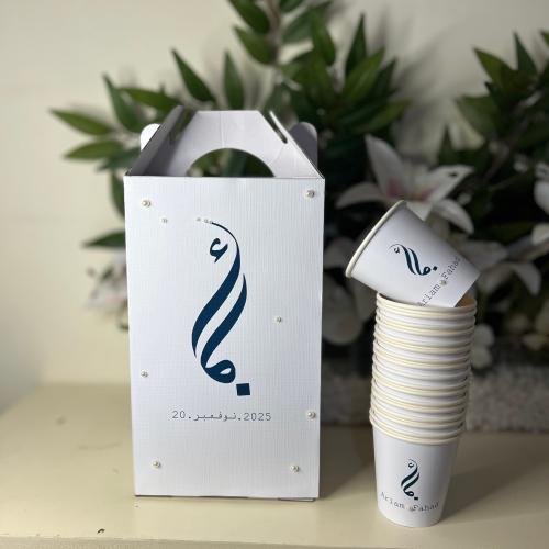 جيك القهوه مع الاكواب