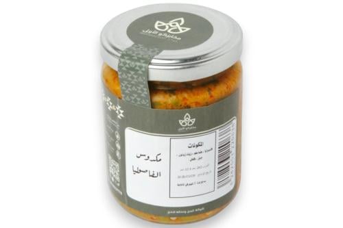 علبة مكدوس الفاصولياء 250جم