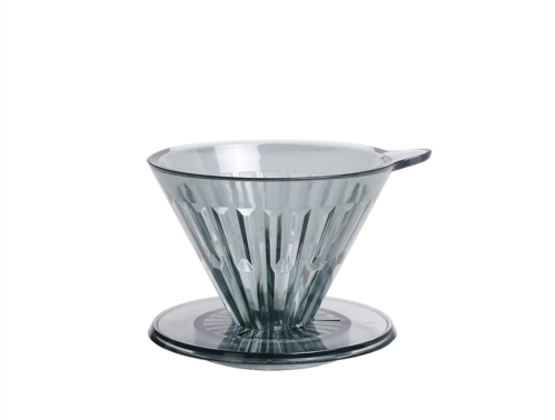 قمع V60 كرستال تايمور اسود شفاف - 01 | Timemore Cr...