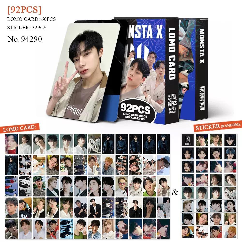 Lomocards set and Monsta X stickers MonstaX 92 piece | Lolita kpop