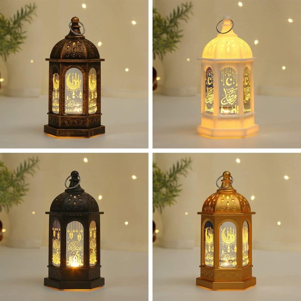 4 قطع فوانيس رمضان مع اناره خافته فوانيس رمضان
