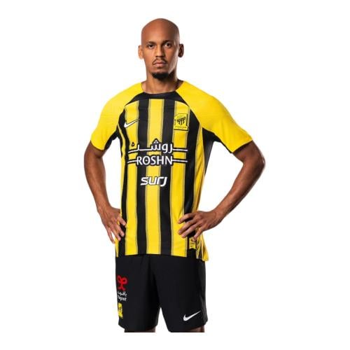 طقم الاتحاد الاصفر الاساسي الجديد 2025-2024 نايك ف...