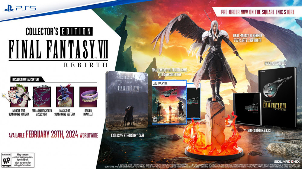 Final Fantasy VII Rebirth collectors edition - GameZee