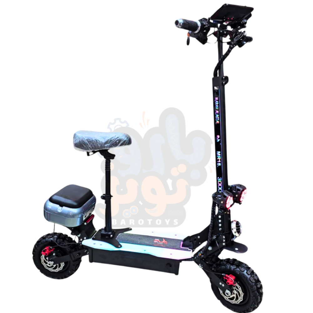 السكوتر الكهربائي الوحش مطور بورد x13 3000W