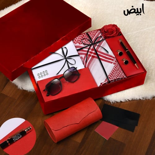 هدايا رجالي صيفي فخمة مع شماغ و قماش موديل HM-709