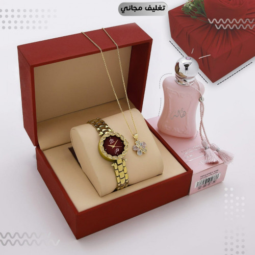 ساعه نسائية حديثة سل استيل مرصعه خط فصوص كرستال مع...