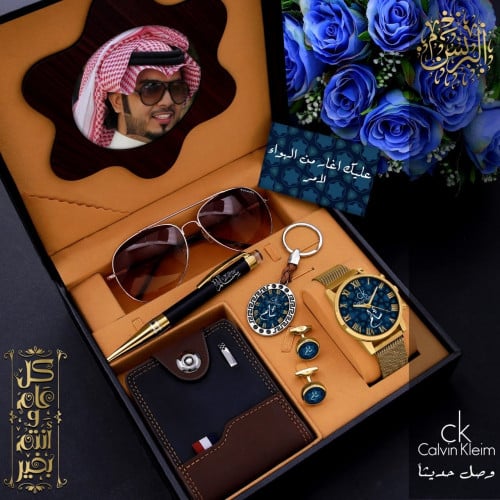 أطقم هدايا رجالية فخمة تشمل مجموعة إكسسوارات مميزة...