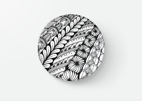 بادج شكل فني