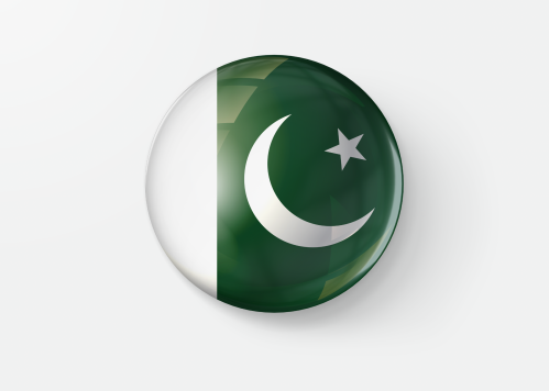 بادج علم جمهورية باكستان الاسلامية