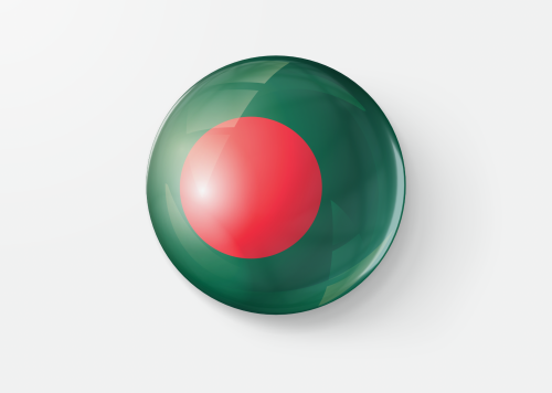 بادج علم جمهورية بنغلاديش الشعبية