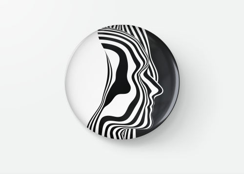 بادج شكل فني