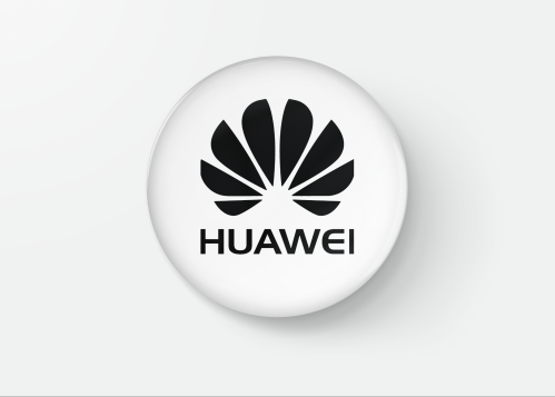 بادج شعار شركة هواوي اللون الاسود