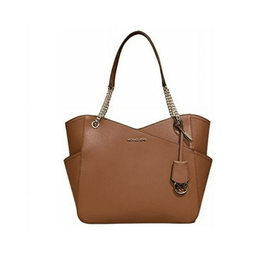 شنط مايكل كورس الحجم كبير مع سير قصير يتعلق بالكتف ^^