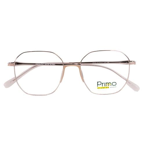 Primo 0718 C5 - نظارة طبية بإطار معدني وردي فاخر