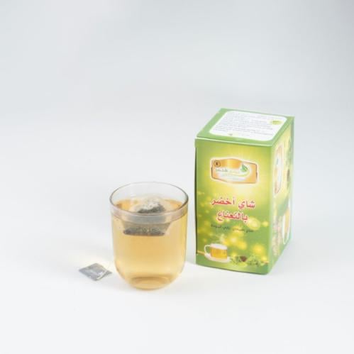 شاي أخضر بالنعناع