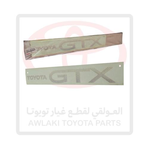 طقم استكر باب خلفي GTX كرسيدا 88-93 فضي أصلي
