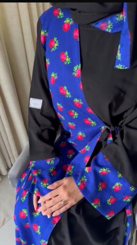 عبايه كريب نواعم الكوري نع شاقي