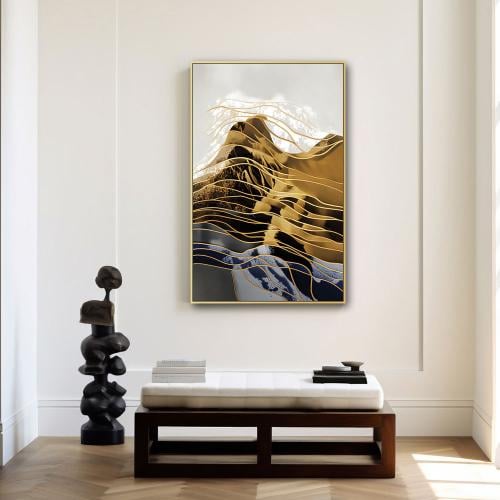 لوحات بتصميم تجريدي عصري ( طولية )
