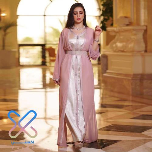 جلابيات نسائي قطعتين مغربي