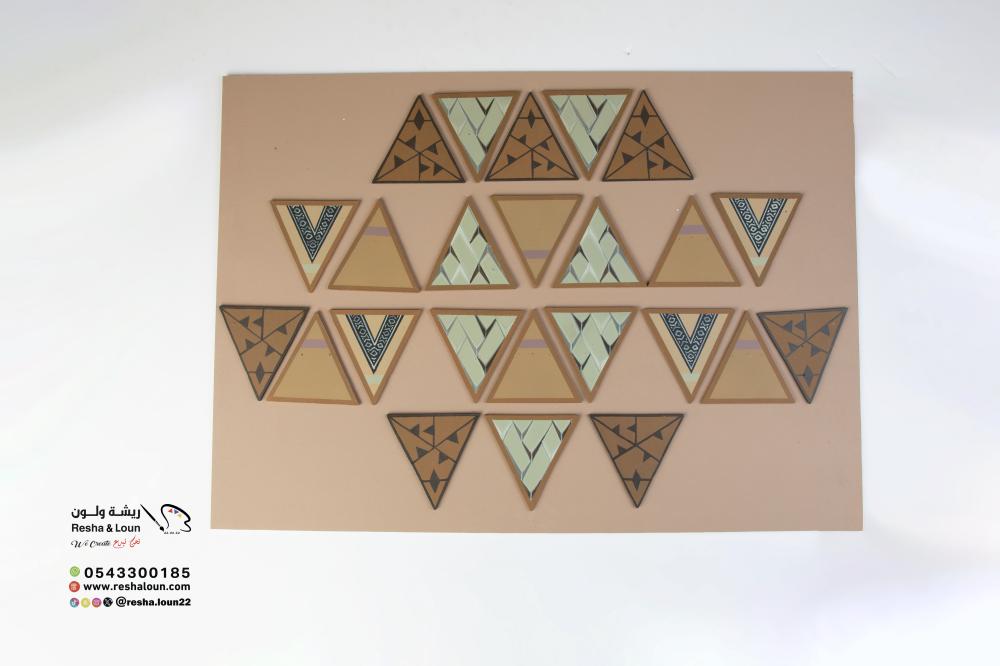 Drawing and designing panels according to the theme of homes or offices