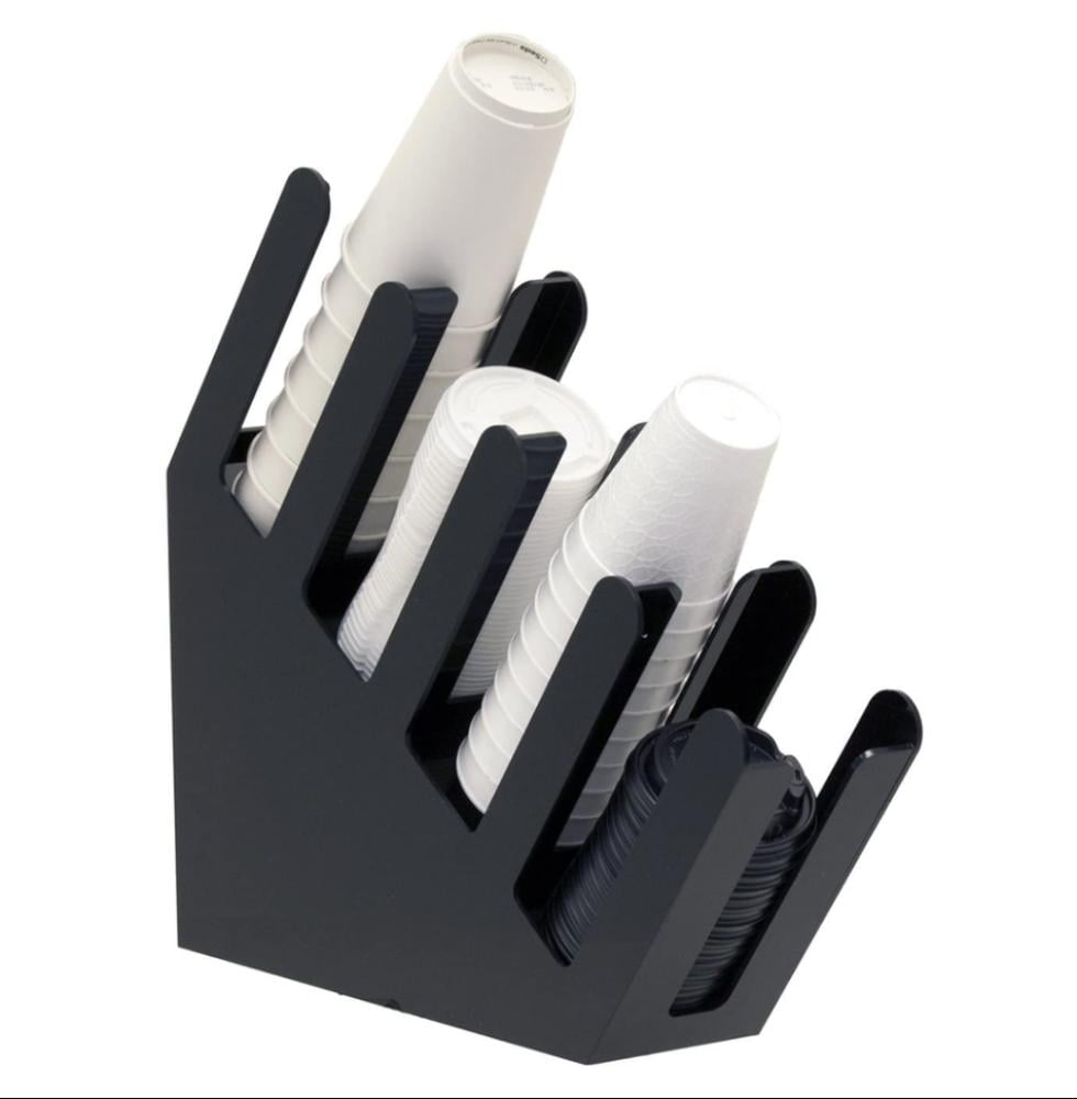 ستاند حامل ومنظم اكواب ورقية - مائل 4 خانات - أساس