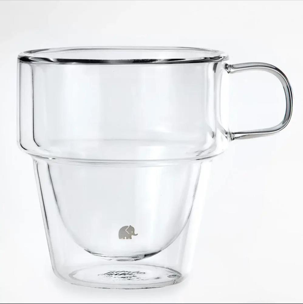 كوب زجاجي 120ml دبل - أساس