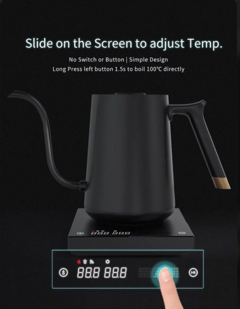 غلاية تايمور 800 مل اسود - أساس