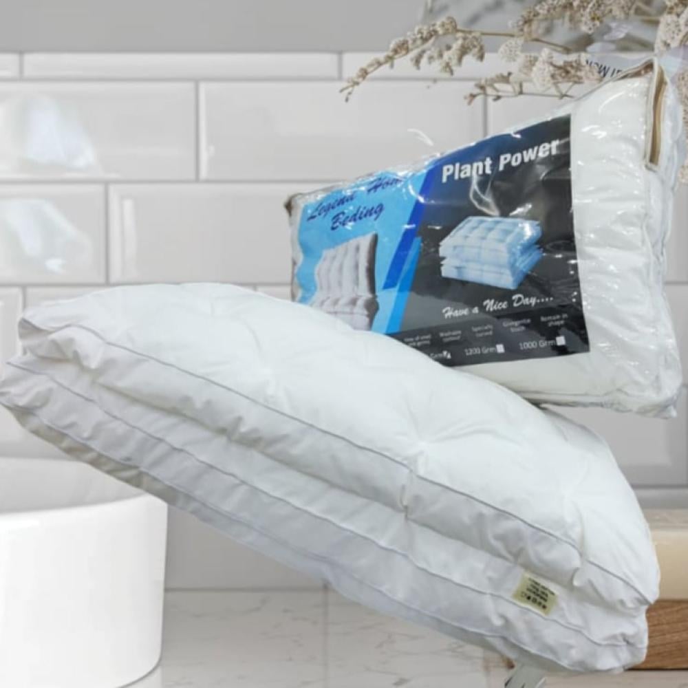 مخد قطن 100% طبقتين بحشو ميكرفيبر 1500 جرام