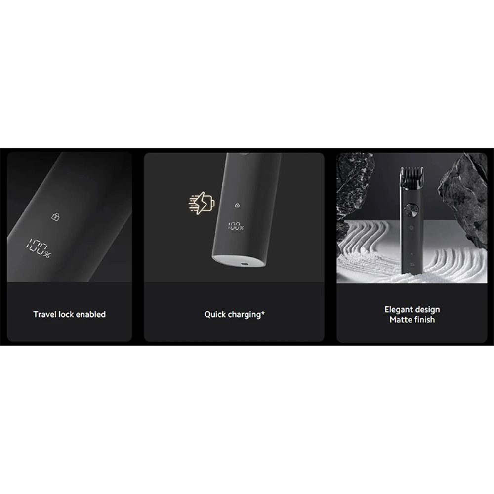 شاومي طقم ماكينة حلاقة برو متعددة الاستخدام - BHR6395GL - اللون أسود