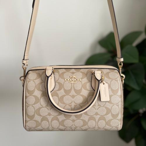 شنطة كوتش كروس بدي Rowan بيج وبني