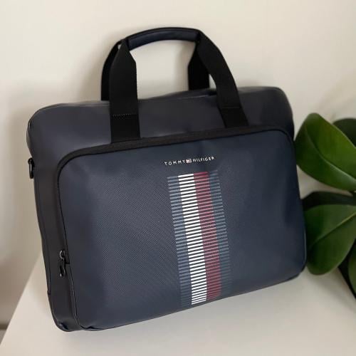 شنطة لابتوب تومي هلفقر كحلي كبيرة