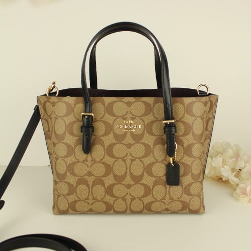 شنطة كوتش كروس بدي Mollie tote 25 بني فاتح