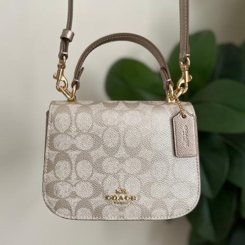 شنطة كوتش Lysa كروس بدي ذهبي