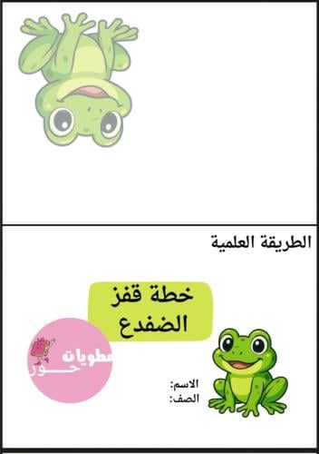 مطوية ثاني أبتدائي علوم الطريقة العلمية خطة قفز ال...