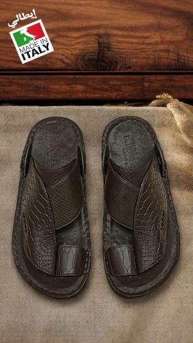 حذاء رجالي طبي ايطالي 100% R722-01 BROWN