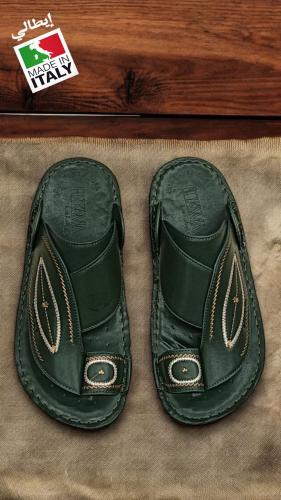 حذاء رجالي طبي ايطالي 100% R722-02 OLIVE