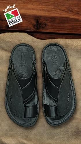 حذاء رجالي طبي ايطالي 100% R722-03 BLACK