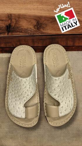 حذاء رجالي طبي ايطالي 100% R722-05 BEIGE