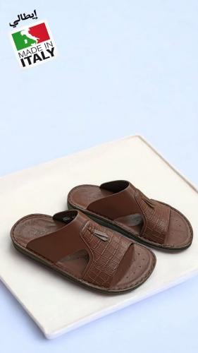 حذاء رجالي طبي ايطالي 100% R722-10 BROWN