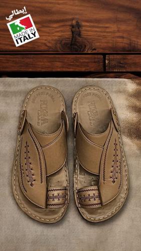 حذاء رجالي طبي ايطالي 100% R722-06 KHAKI