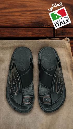 حذاء رجالي طبي ايطالي 100% R722-02 BLACK