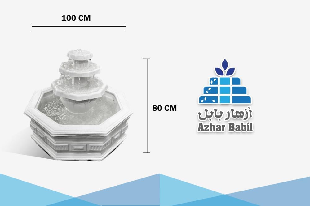 نافورة حديقة كلاسيكية.