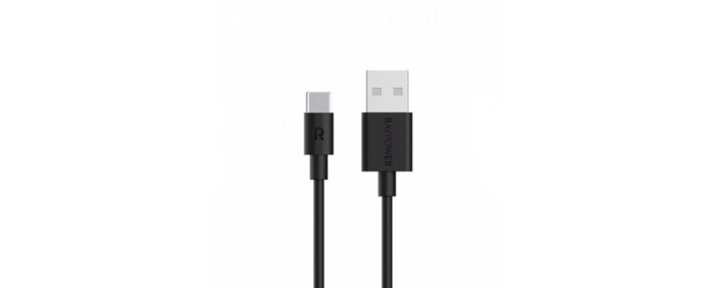 كيبل راف باور تايب سي إلى USB بطول 1 متر | أصلي ضمان سنتين | المنار