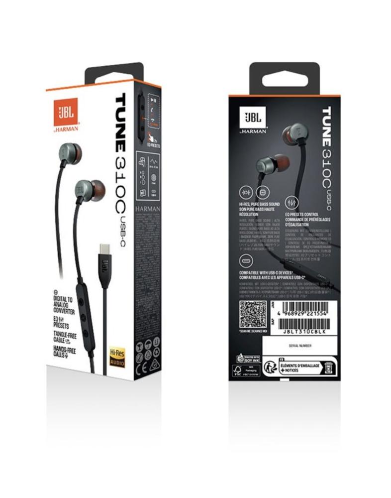 استمتع بصوت نقي وجودة عالية مع سماعة سلكية JBL 310C بتقنية تايب سي