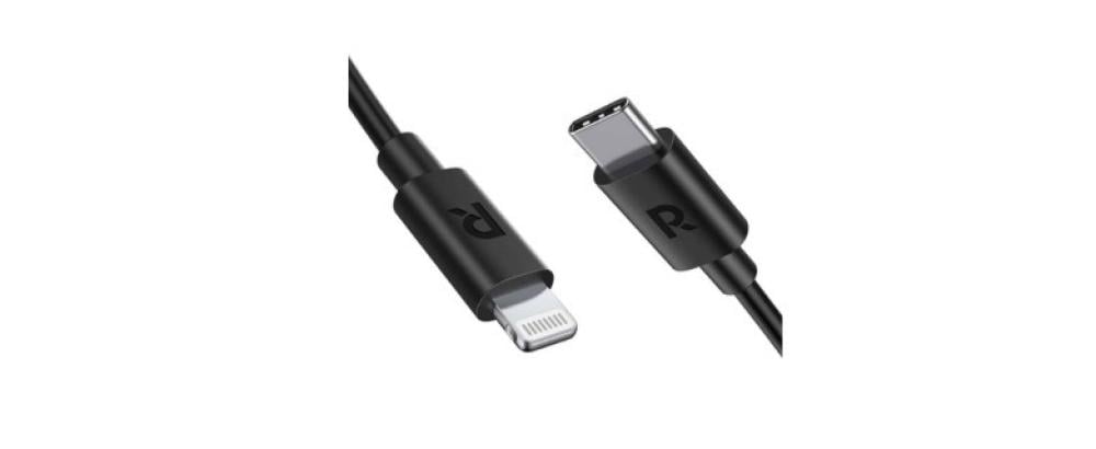 كيبل راف باور لايتنينج إلى USB بطول 1 متر | معتمد MFi أصلي | المنار